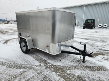 Ultimate Transportation in Fargo, ND has a Used 5&#39;X8&#39; Enclosed Trailer available for sale. Check out this trailer&#39;s details below!

Featuring:-Single Rear Door-Steel Frame-5&#39; Interior Height-Rubber Matt floor-Silver in Color

All used trailers sold by Ultimate Transportation are sold AS IS with no warranties. Inspections &amp; service work is available for additional cost. Used trailers are priced appropriately knowing the potential for service work needed. 

Ultimate Transportation in Fargo, North Dakota has everything you need when it comes to trailers. We sell utility trailers, enclosed trailers, dump trailers, race trailers, equipment trailers and more. Our popular trailer brands include inTech, United Trailers, PJ Trailers, Impact, NEO, Bear Track &amp; more.

Ultimate Transportation also has a full parts &amp; service department. Don&#39;t forget to shop our popular trailer parts including toolboxes, spare tires, extra lug nuts, and more! Ask your Trailer Sales Expert or our parts department for recommendations for your trailer. 

For over 25 years, Ultimate Transportation has been the area&#39;s leader for custom-built trailers. Whether you&#39;re looking for a car hauler racing trailer with all the bells and whistles, or wanting to create the ultimate tailgating trailer experience, Ultimate Transportation can help with your custom trailer order!

Call Ultimate Transportation at 701-282-6060 and talk with our trailer sales team today!