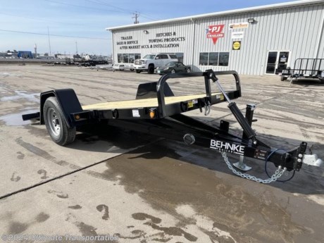 Ultimate Transportation in Fargo, ND has a New Behnke 81&quot;X14&#39; HD Tilt for sale. Check out this trailer&#39;s details below! Stock #123456

Standard Features:
Self Adjusting Brakes
7k Heavy Duty Drop Leg Jack
Heavy Duty Fenders
(2) 3/8&quot; safety chains
 12-volt BReakaway Kit with full charge indicator, switch and battery. 

Additional Upgrades Included:
Upgraded to 7,000# axle

*Might be pictured with optional spare tire &amp; carrier mount.*

Ultimate Transportation in Fargo, North Dakota has everything you need when it comes to trailers. We sell utility trailers, enclosed trailers, dump trailers, race trailers, equipment trailers and more. Our popular trailer brands include inTech, United Trailers, PJ Trailers, Impact, NEO, Bear Track &amp; more.

Ultimate Transportation also has a full parts &amp; service department. Don&#39;t forget to shop our popular trailer parts including toolboxes, spare tires, extra lug nuts, and more! Ask your Trailer Sales Expert or our parts department for recommendations for your trailer. 

For over 25 years, Ultimate Transportation has been the area&#39;s leader for custom-built trailers. Whether you&#39;re looking for a car hauler racing trailer with all the bells and whistles, or wanting to create the ultimate tailgating trailer experience, Ultimate Transportation can help with your custom trailer order!

Call Ultimate Transportation at 701-282-6060 and talk with our trailer sales team today!