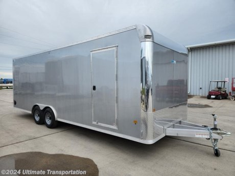 Ultimate Transportation in Fargo, ND has a New 8.5&#39;X24&#39; Cargo Pro Enclosed Car Hauler for sale. Check out this trailer&#39;s details below!

Standard Features:-(2) 5,200lb Spring Axles with Electric Brakes-Aluminum Frame-A Frame Jack-24&quot; Stoneguard-One Piece Roof-.030 Screwless Exterior-(2) Dome Lights-White Walls-3/4&quot; Water Resistant Decking-Ramp Flap


*Might be pictured with optional spare tire &amp; carrier mount.*

Ultimate Transportation in Fargo, North Dakota has everything you need when it comes to trailers. We sell utility trailers, enclosed trailers, dump trailers, race trailers, equipment trailers and more. Our popular trailer brands include inTech, United Trailers, PJ Trailers, Impact, NEO, Bear Track &amp; more.

Ultimate Transportation also has a full parts &amp; service department. Don&#39;t forget to shop our popular trailer parts including toolboxes, spare tires, extra lug nuts, and more! Ask your Trailer Sales Expert or our parts department for recommendations for your trailer. 

For over 25 years, Ultimate Transportation has been the area&#39;s leader for custom-built trailers. Whether you&#39;re looking for a car hauler racing trailer with all the bells and whistles, or wanting to create the ultimate tailgating trailer experience, Ultimate Transportation can help with your custom trailer order!

Call Ultimate Transportation at 701-282-6060 and talk with our trailer sales team today!