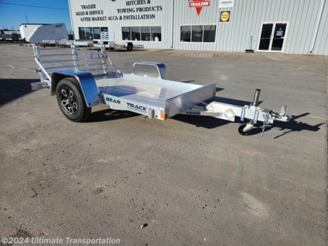 Ultimate Transportation in Fargo, ND has a **New Bear Track 53&quot;X8&#39; Aluminum Utility Trailer ** for sale. Check out this trailer&#39;s details below! Stock # 000752

Standard Features:-2200lb Torsion Axle with Easy Lube Hubs (No Brakes)-Aluminum Wheels-13&quot; Tires (ST175-80-R13-C)-Bi-Fold Ramp-LED Lights-Tongue Jack-Curled Front Rail-4 Stake Pockets (2 per side)-5/8&quot; Rod Corner Tie Downs-4 Side Rail Integrated Tie Down Points-Aluminum Fenders-Extruded Aluminum Floor/Decking

*Might be pictured with optional spare tire &amp; carrier mount.*

Ultimate Transportation in Fargo, North Dakota has everything you need when it comes to trailers. We sell utility trailers, enclosed trailers, dump trailers, race trailers, equipment trailers and more. Our popular trailer brands include inTech, United Trailers, PJ Trailers, Impact, NEO, Bear Track &amp; more.

Ultimate Transportation also has a full parts &amp; service department. Don&#39;t forget to shop our popular trailer parts including toolboxes, spare tires, extra lug nuts, and more! Ask your Trailer Sales Expert or our parts department for recommendations for your trailer. 

For over 25 years, Ultimate Transportation has been the area&#39;s leader for custom-built trailers. Whether you&#39;re looking for a car hauler racing trailer with all the bells and whistles, or wanting to create the ultimate tailgating trailer experience, Ultimate Transportation can help with your custom trailer order!

Call Ultimate Transportation at 701-282-6060 and talk with our trailer sales team today!