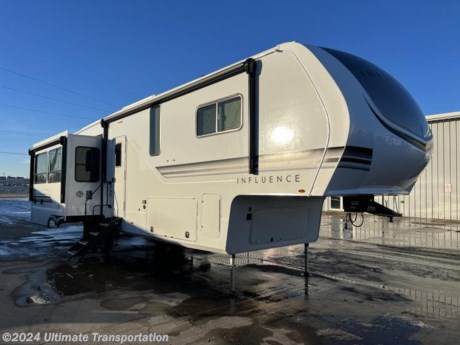 In pursuit of family fun on the road? Look no further than this New Grand Design Influence 3803GK! Stock #A17649.

Virtual Tour-https://virtualtour.granddesignrv.com/tours/KBvGB7r8n

Exterior Features:
EXTERIOR
Exterior Spray Port (Door Side)
Influence Solar Package (330w Solar Panel, Controller, Inverter Prep)
Gel Coat Exterior Sidewalls
Color Matched Fender Skirt
TPO Roof Covering w/ Limited Lifetime Warranty
Slam-Latch Baggage Doors
Magnetic Entry and Baggage Door Catches
Entry Door w/Privacy Glass
Framed Tinted Window
Painted Gel Coat Fiberglass Front Cap
Exterior Security Light
Roof Ladder
17.5&quot; Spare Tire (Undermount)
Power Patio Awning with Integrated LED Lighting
Sewer Hose Storage Area
Keyed Alike
SolidStep Quad Entry Steps
 
CONSTRUCTION
5-Side Aluminum Cage Construction
Walk-On Roof
Fully Enclosed Underbelly w/ Heated Tanks and Storage
 
RUNNING GEAR
Heavy Duty 17.5 H-Rated Tires
Heavy Duty 7,000 lb. Axles
MORryde CRE3000 Suspension System
ABS Braking System
 
FRAME &amp; CHASSIS
Upgraded Axle Hangers
6-Point Electric Leveling System
101&quot; Widebody Construction

Interior Features:
INTERIOR
Glass Cabinet Door Inserts (Select Areas)
Under Step Shoe Storage
Plywood Drawer Bottoms
Fireplace with Electric Heater
Easy Clean Solid Surface Steps
Premium Roller Shades
Congoleum Flooring w/ 3-Year Warranty
Hallway Handrail
Recessed LED Ceiling Lighting
Interior LED Accent Lighting
Signature Dinette Table w/ 4 Padded Chairs
Theatre Seating
Tri-Fold Hide-A-Bed Sofa
Smoke Detector, LP Alarm, Carbon Monoxide Alarm
 
KITCHEN
Oversized Kitchen Pantry
LED Rope Lighting in Pantry
Residential Kitchen Faucet with Pullout Sprayer
Hardwood Kitchen Light Soffit
Washer/Dryer Prep
Hardwood Cabinet Doors
Solid Surface Countertops
Smart Sink w/ removeable cutting board, produce strainer and glass rinser
 
ELECTRICAL
55 Amp Converter
50 Amp Service w/Detachable Power Cord
12-Volt Battery Disconnect
 
HVAC
12-Volt High Power MaxxAir Fan with Rain Sensor
Stealth A/C System
35k BTU High Capacity Furnace
Attic Vent
High Capacity Heat Ducts
PLUMBING
On Demand Tankless Water Heater
12V Tank Heaters
All-In-One Enclosed and Heated Utility Center
 
BEDROOM
Residential Style Headboard
Under Bed Storage Area
Individually Switched Reading Lights Over Bed
60&quot; x 80&quot; Queen Bed
Window Above Master Bed Headboard
Dresser w/ Slide-Top Hidden Storage
Night Stands with USB Ports
Bedside 110-Volt Outlets (2)
 
BATHROOM
One-Piece Fiberglass Shower with Glass Door
Porcelain Toilet
Undermount Lav Sink
 
APPLIANCE
Professional Grade Stainless Steel Cooktop w/ Built-in Oven
12-Volt 16 Cu. Ft. Refrigerator
Microwave
 
ELECTRONICS
Under Unit LED Light Kit
TravlFi On-Board WiFi Ready
King Jack Antenna
Back-Up Camera Prep
Tire Linc TPMS System
LED TV in Master Bedroom
Satellite/Cable Prep
Exterior Cable/Satellite Plug-In
LED Smart TV in Living Area
Rockford Fosgate Stereo Ent. System w/ HDMI and App Controls
Exterior Speakers


Specifications:

OVERALL SIZE
Exterior Height13&#39; 6&quot;
Exterior Height (w/opt. AC) 0&#39;
Exterior Length38&#39; 3&quot;
Exterior Width8&#39; 5&quot;
Exterior Width (w/ slide out)N/A
Interior HeightN/A
WEIGHTS
Hitch / Pin Weight2,670
UVW13,868
GVWR16,800
CAPACITY
Fresh Water Capacity81
Grey Water Capacity106
Waste Water Capacity53
Propane Tanks2
LPG60
Sleeping Capacity4
APPLIANCES
Water HeaterTankless 
Refrigerator16 cu. ft.
Furnace35 BTU
AC15,000 BTU
RUNNING GEAR
Axles2
Wheel Size17.50 in.
Tire SizeST215/75R 17.5 LRH
CONSTRUCTION
Construction TypeLaminated
Floor R-ValueR-45
Wall R-ValueR-11
Roof R-ValueR-40
Slide Room R-ValueR-11
DIMENSIONS
Standard Bed60 X 80 Queen Bed (King Opt.)
Standard BunkN/A
Shower48x30
EXTERIOR
Slides3
Awnings2
Awning Length
18&#39;
11&#39;


Popular Accessories Add-Ons:
Owner&#39;s Kit
Water Filtration System
Exterior Ladder Upgrade
Maxx Air Vent Covers
Backup Cameras
Generators
Much, Much More

Ultimate Transportation in Fargo, ND provides a full line of camper parts and RV accessories along with a full RV service department. A few of these services include winterization, diagnostics, general repair, aftermarket installation, and much more. 

Not seeing the floorplan you&#39;re looking for? We&#39;re happy to work with you to order the custom camper, toy hauler, or ice house that&#39;s right for you. We have a variety of manufacturers such as Grand Design RV, Heartland RV, Forest River XLR Toy Haulers, Ice Castle Rugged RV, and Team Lodge. Check out our showrooms here: https://www.ultimate-transportation.com/recreation/showroom. 
Give us a call at 701-282-6060 or fill out a request form on our website to have our recreational sales team get in contact with you.