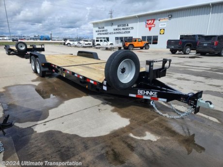 Ultimate Transportation in Fargo, ND has a New Behnke 83&quot;X24&#39; 16K Heavy Duty Tilt for sale. Check out this trailer&#39;s details below!

Standard Features:-2-8,000lb Spring Axles with Electric Brakes-Pallet Fork Holders-4 D Rings-Flush Deck-10K Drop Leg Jack-2 5/16&quot; Adjustable Flat Plate Coupler-2X8 Treated Lumber-83&quot; Wide Between Fenders-14&quot; Cushion Cylinder

** Additional Options**-Fender Guards

*Might be pictured with optional spare tire &amp; carrier mount.*

Ultimate Transportation in Fargo, North Dakota has everything you need when it comes to trailers. We sell utility trailers, enclosed trailers, dump trailers, race trailers, equipment trailers and more. Our popular trailer brands include inTech, United Trailers, PJ Trailers, Impact, NEO, Bear Track &amp; more.

Ultimate Transportation also has a full parts &amp; service department. Don&#39;t forget to shop our popular trailer parts including toolboxes, spare tires, extra lug nuts, and more! Ask your Trailer Sales Expert or our parts department for recommendations for your trailer. 

For over 25 years, Ultimate Transportation has been the area&#39;s leader for custom-built trailers. Whether you&#39;re looking for a car hauler racing trailer with all the bells and whistles, or wanting to create the ultimate tailgating trailer experience, Ultimate Transportation can help with your custom trailer order!

Call Ultimate Transportation at 701-282-6060 and talk with our trailer sales team today!
