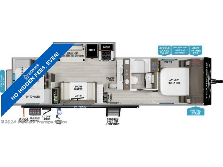 New 2025 Grand Design Transcend 295QBT available in Fargo, North Dakota