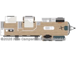2025 Recreation by Design Bay Point 391 IK2B - New Destination Trailer for sale by NiceCampers.com in Russellville, Arkansas