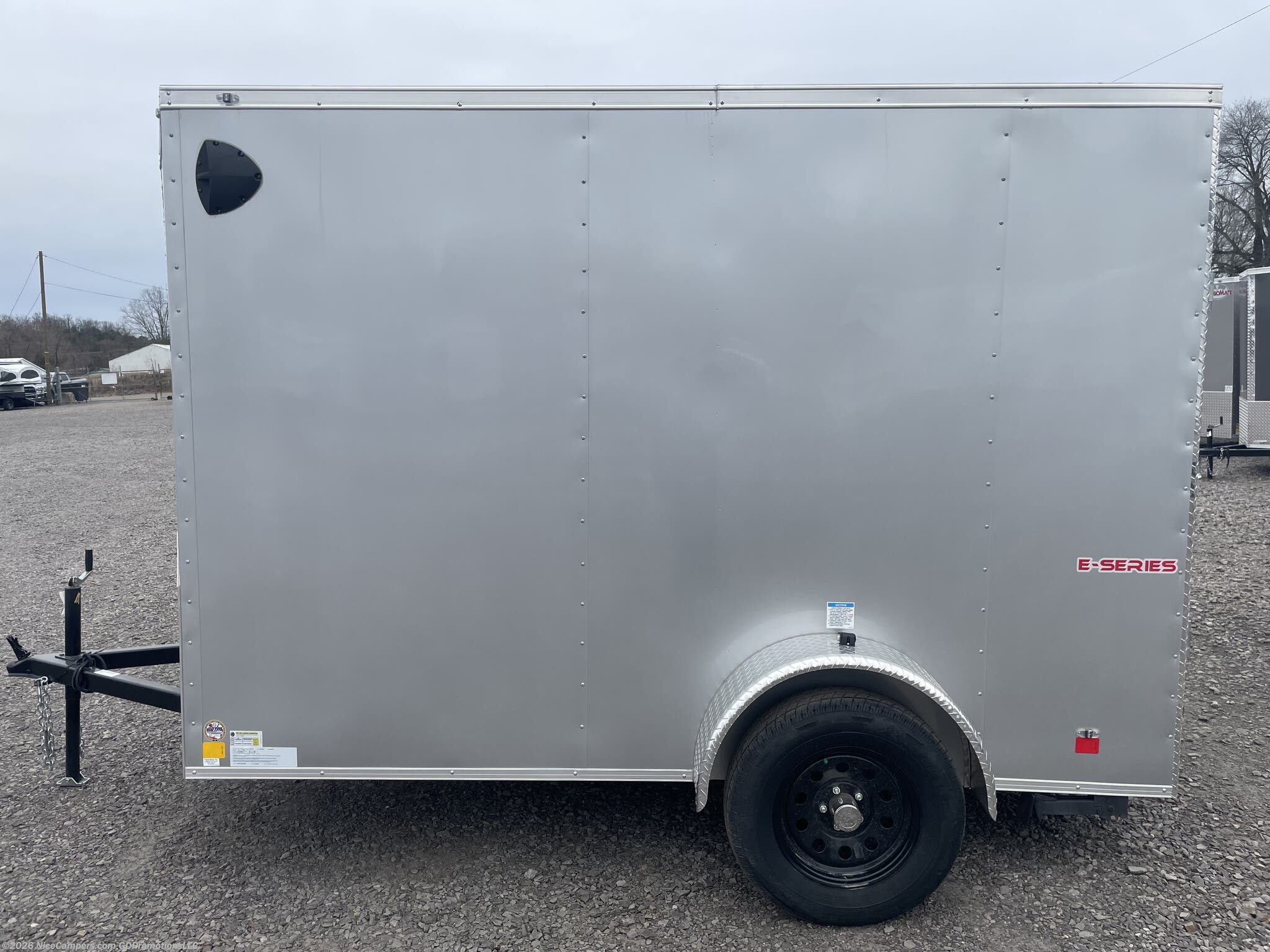 New 2025 Cargo Mate E-Series 6x10x8 - Silver available in Russellville, Arkansas