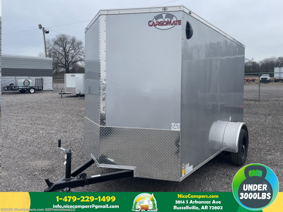2025 Cargo Mate E-Series 6x10x8 - Silver