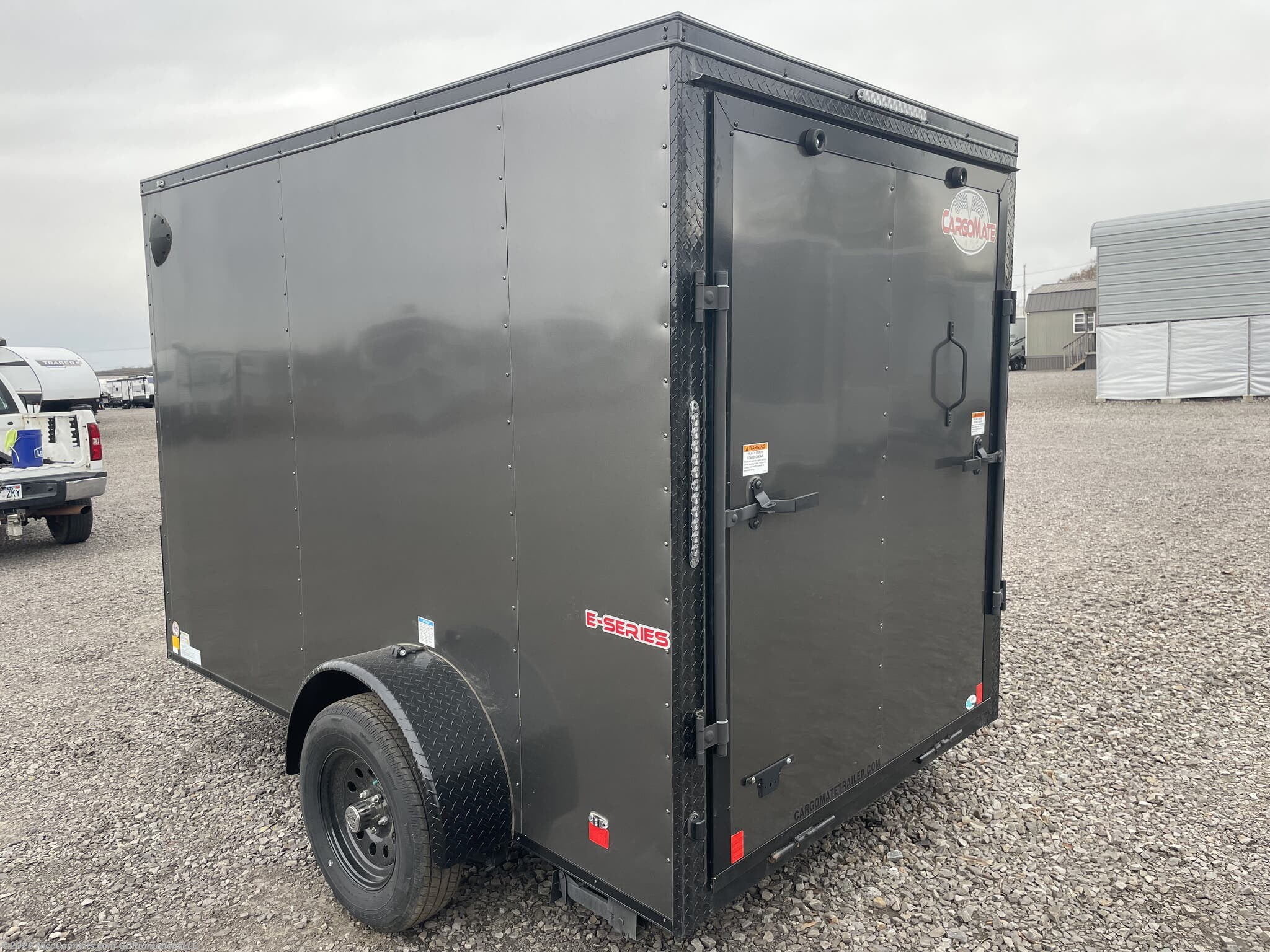 New 2025 Cargo Mate E-Series 6x10x8 - Charcoal available in Russellville, Arkansas