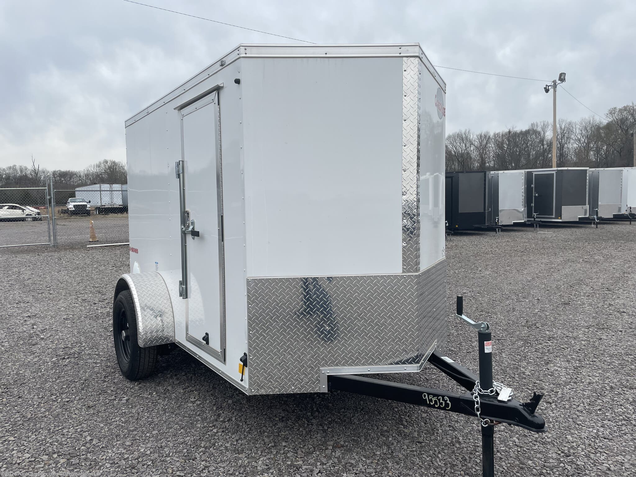 2025 E-Series 5x8x7 - White by Cargo Mate from NiceCampers.com in Russellville, Arkansas