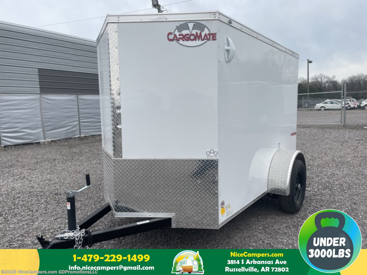 2025 Cargo Mate E-Series 5x8x7 - White