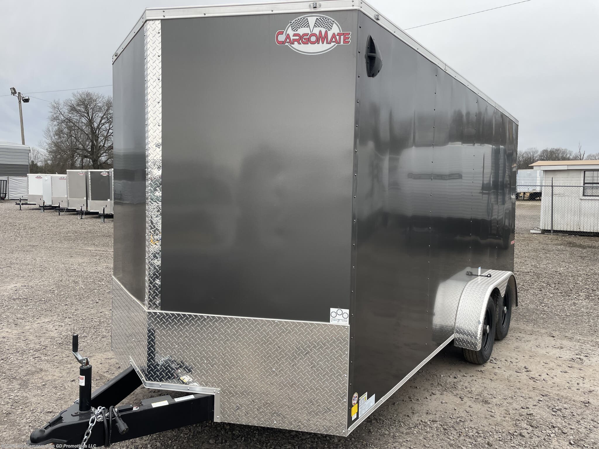 2025 Cargo Mate E-Series 7x16x9 - Charcoal