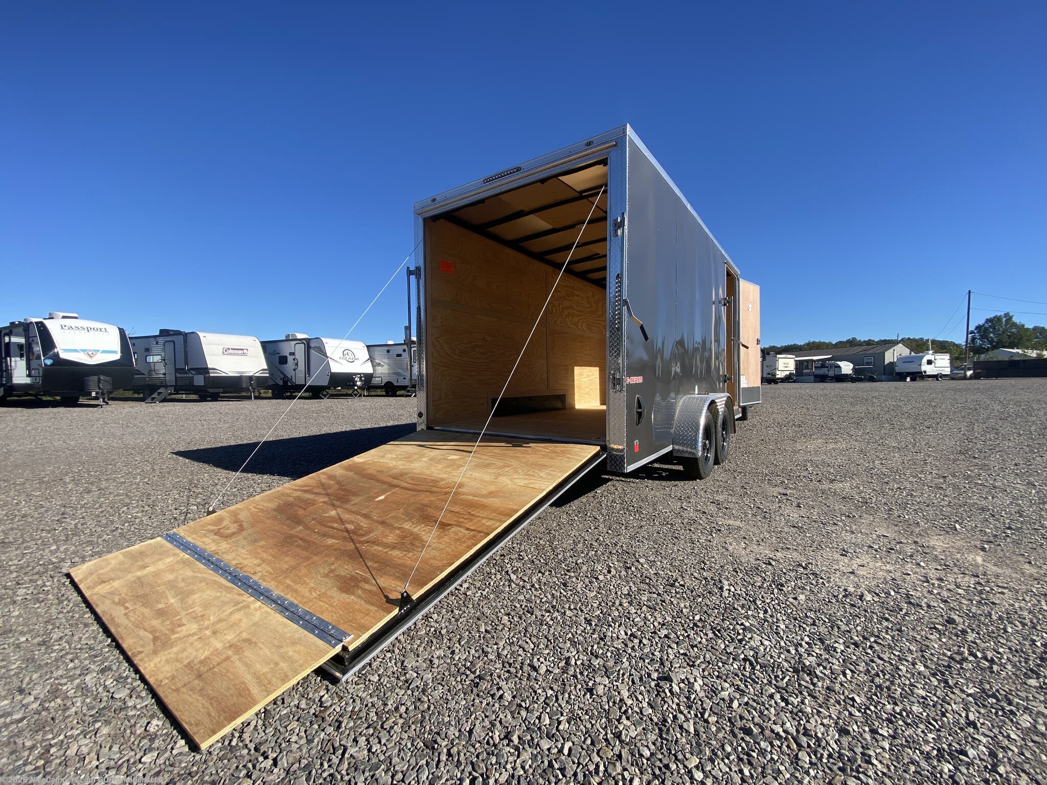 2025 E-Series 7x16x9 - Charcoal by Cargo Mate from NiceCampers.com in Russellville, Arkansas