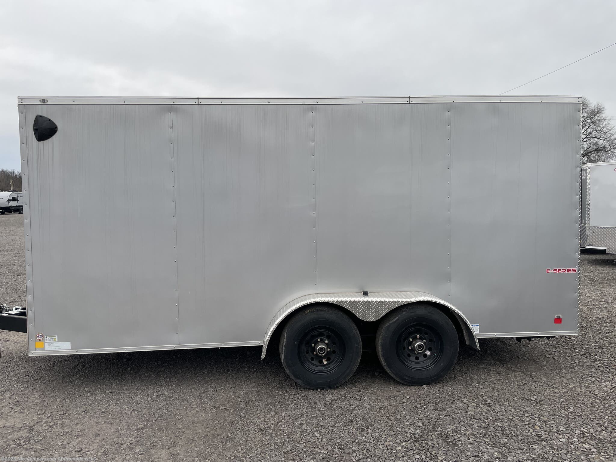 2024 E-Series 7x16x9 - Silver by Cargo Mate from NiceCampers.com in Russellville, Arkansas