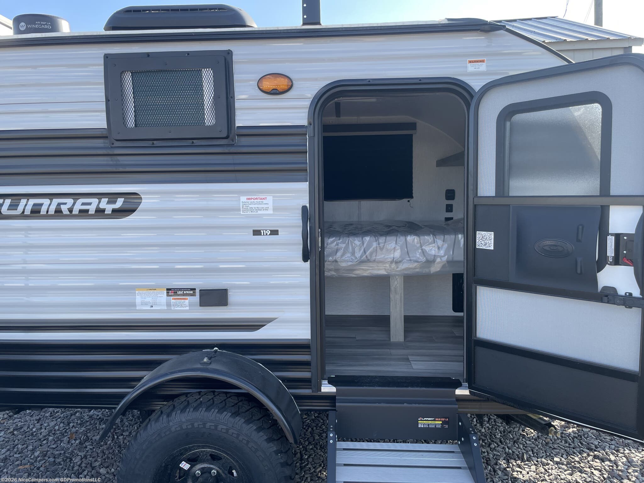 2026 SunRay 119 by Sunset Park RV from NiceCampers.com in Russellville, Arkansas