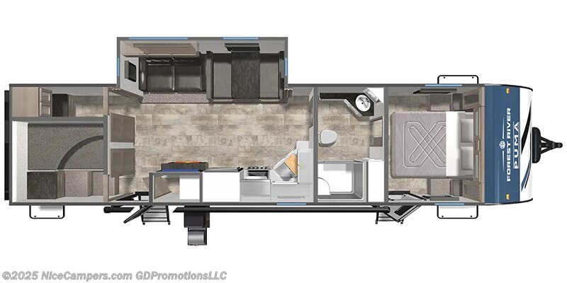 2026 Palomino Puma 337BH Floorplan