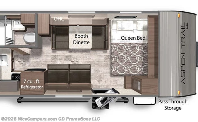 2023 Dutchmen Aspen Trail LE 1860RK Floorplan
