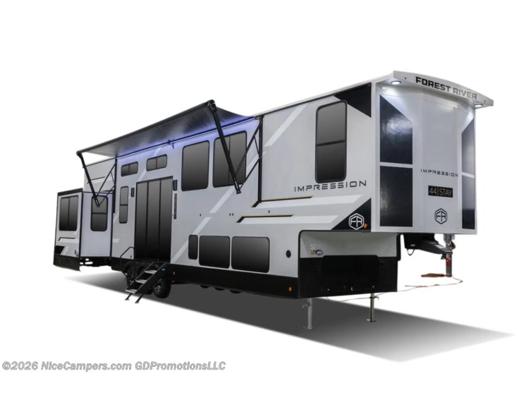 8x44 Fifth Wheel Trailer for sale | New Forest River Impression 44STAY ...