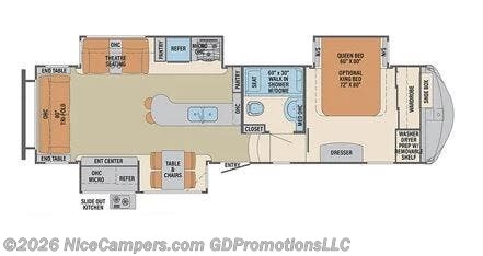 2018 Palomino Columbus Compass 298RLC - Used Fifth Wheel For Sale by NiceCampers.com in Russellville, Arkansas