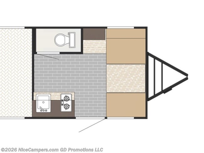 2026 Sunset Park RV SunRay 149 Floorplan
