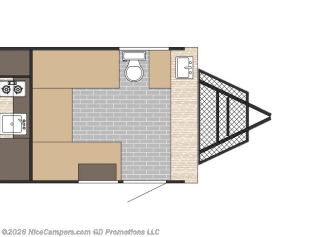 2026 Sunset Park RV SunRay 129 Floorplan