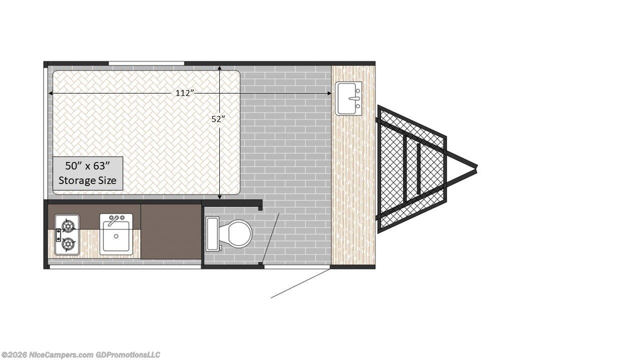 2026 Sunset Park RV SunRay 139T Floorplan