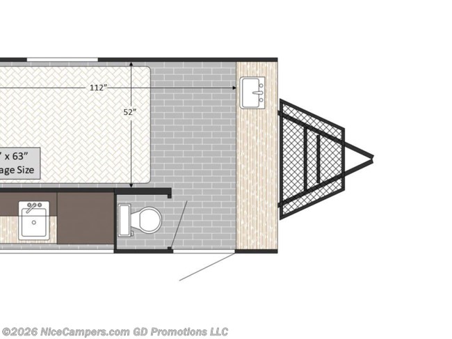 2026 Sunset Park RV SunRay 139T Floorplan