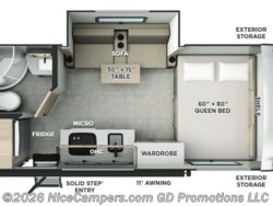 2026 Forest River Flagstaff E-Pro 19LE - New Travel Trailer for sale by NiceCampers.com in Russellville, Arkansas