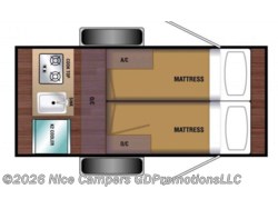 2022 Braxton Creek Bushwhacker 10HD - Used Teardrop Trailer for sale by NiceCampers.com in Russellville, Arkansas