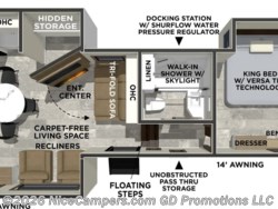 Stock Image for 2026 Forest River 301ML (options and colors may vary) 2027 Forest River Impression 301ML - New Fifth Wheel for sale by NiceCampers.com in Russellville, Arkansas