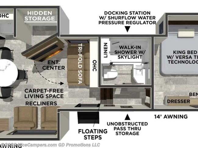 2026 Forest River Impression 301ML Floorplan