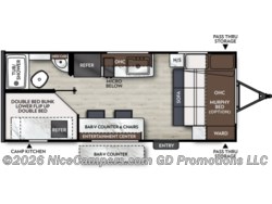 Stock Image for 2026 Coachmen 183BH (options and colors may vary) 2027 Coachmen Apex Nano 183BH - New Travel Trailer for sale by Nice Campers in Russellville, Arkansas