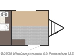 Stock Image for 2026 Sunset Park RV 109 (options and colors may vary) 2027 Sunset Park RV SunRay 109 - New Travel Trailer for sale by NiceCampers.com in Russellville, Arkansas