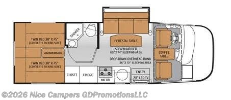 2015 Thor Motor Coach Hurricane AXIS 24.1 - Used Class A For Sale by Nice Campers in Russellville, Arkansas
