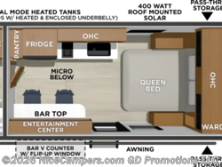 Stock Image for 2027 Coachmen 181RB (options and colors may vary) 2027 Coachmen Apex Nano 181RB - New Travel Trailer for sale by NiceCampers.com in Russellville, Arkansas