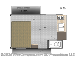 Stock Image for 2026 Sunset Park RV 14THX (options and colors may vary) Stock Image for 2026 Sunset Park RV 14THX (options and colors may vary)