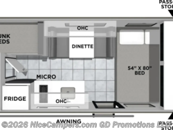 Stock Image for 2027 Coachmen 18.2R (options and colors may vary) Stock Image for 2027 Coachmen 18.2R (options and colors may vary)
