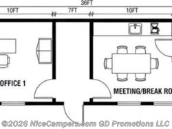 2006 Stoughton Trailers 10x36 Office Trailer - Used Tiny House for sale by NiceCampers.com in Russellville, Arkansas