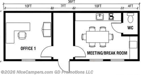 2006 Stoughton Trailers 10x36 Office Trailer
