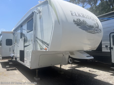 &lt;p&gt;Available soon May 9th Spacious rear living 2011 heartland Elkridge fifth wheel residential kitchen call office for more info and pictures 407-473-9311&amp;nbsp; 37ft &amp;amp; 11,070lbs professionally cleaned carpet and many extras! Would make a great home!&lt;/p&gt;