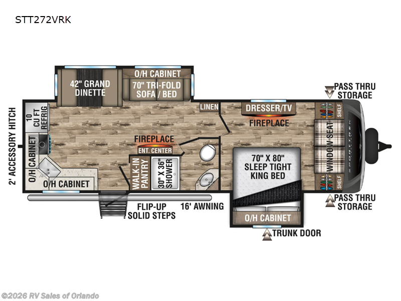 2022 Venture RV SportTrek Touring Edition 272VRK