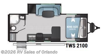2022 Cruiser RV Twilight TW2100 - Used Travel Trailer For Sale by RV Sales of Orlando in Longwood, Florida