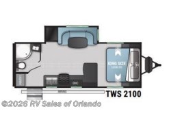 2022 Cruiser RV Twilight TW2100 - Used Travel Trailer for sale by RV Sales of Orlando in Longwood, Florida