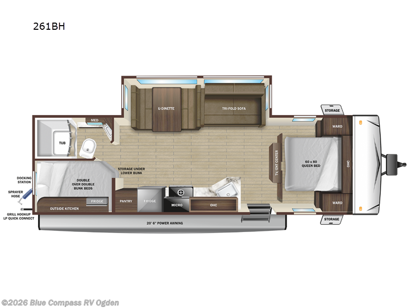 2025 Starcraft Super Lite 261BH - New Travel Trailer For Sale by Blue Compass RV Ogden in Marriott-Slaterville, Utah features Slideout