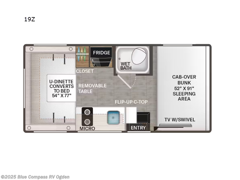 2026 Thor Motor Coach Chateau 19Z - New Class C For Sale by Blue Compass RV Ogden in Marriott-Slaterville, Utah