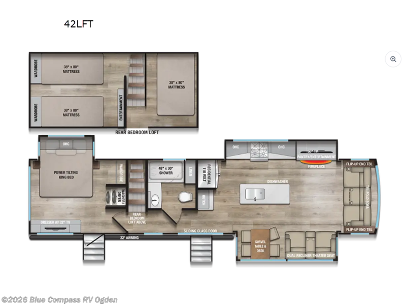 2026 Alliance RV Benchmark 42LFT - New Destination Trailer For Sale by Blue Compass RV Ogden in Marriott-Slaterville, Utah features Slideout