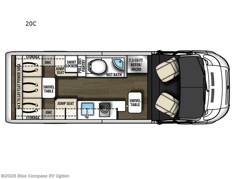 2026 Coachmen Nova 20C - New Class B For Sale by Blue Compass RV Ogden in Marriott-Slaterville, Utah