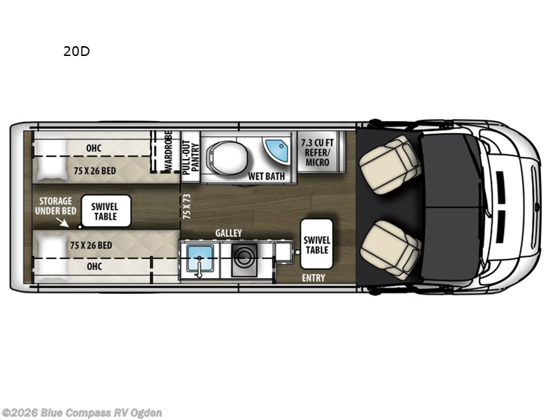 2026 Coachmen Nova 20D - New Class B For Sale by Blue Compass RV Ogden in Marriott-Slaterville, Utah