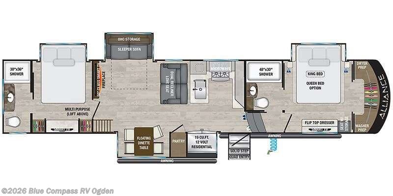 2024 Alliance RV Paradigm 395ds - Used Fifth Wheel For Sale by Blue Compass RV Ogden in Marriott-Slaterville, Utah