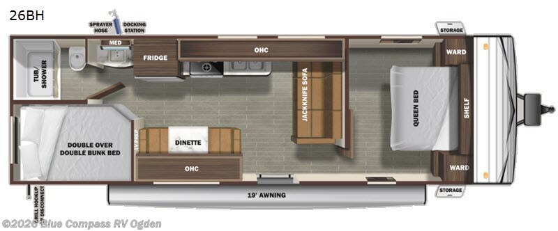 2020 Starcraft Autumn Ridge 26BH - Used Travel Trailer For Sale by Blue Compass RV Ogden in Marriott-Slaterville, Utah