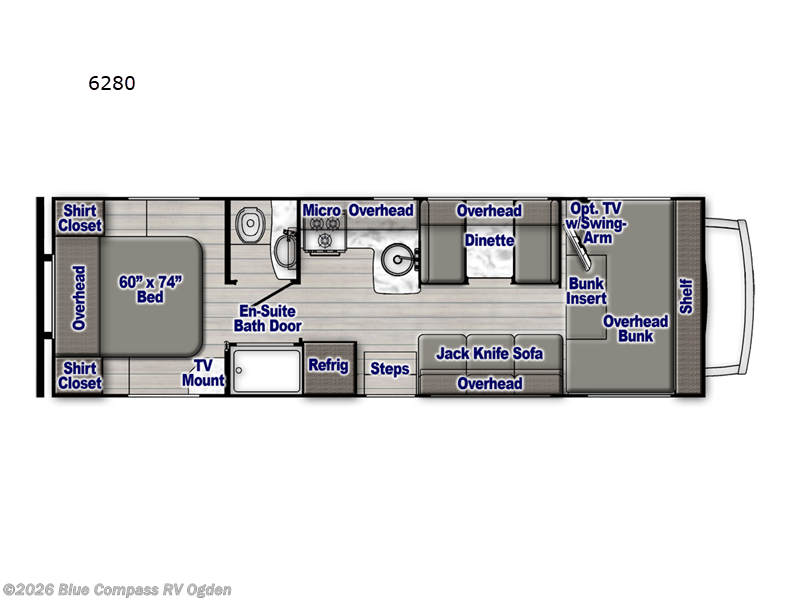 2024 Gulf Stream Conquest Class C 6280 - Used Class C For Sale by Blue Compass RV Ogden in Marriott-Slaterville, Utah