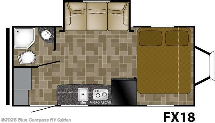 2014 Heartland North Trail FX18 Focus Edition - Used Travel Trailer For Sale by Blue Compass RV Ogden in Marriott-Slaterville, Utah features Slideout